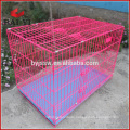 heavy duty pink metal dog crate